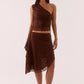 HARPER SKIRT - CHOCOLATE