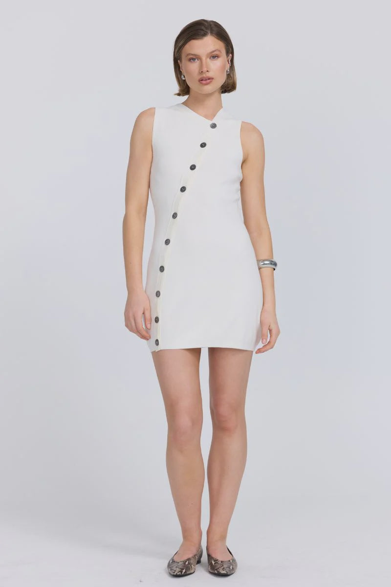 Astrid Knit Dress - Almond