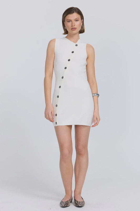 Astrid Knit Dress - Almond