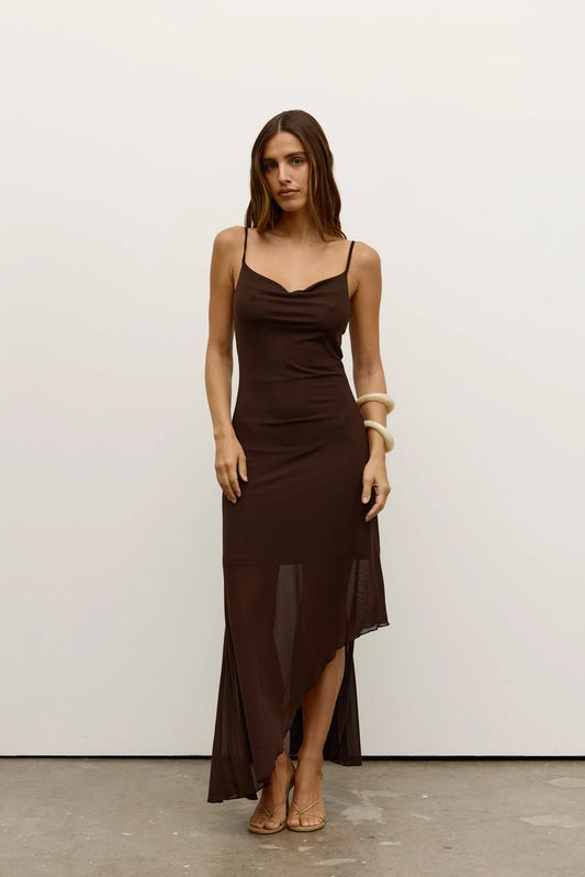 NAYA MAXI DRESS - ASH