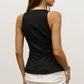 REEVE HALTER TOP - BLACK