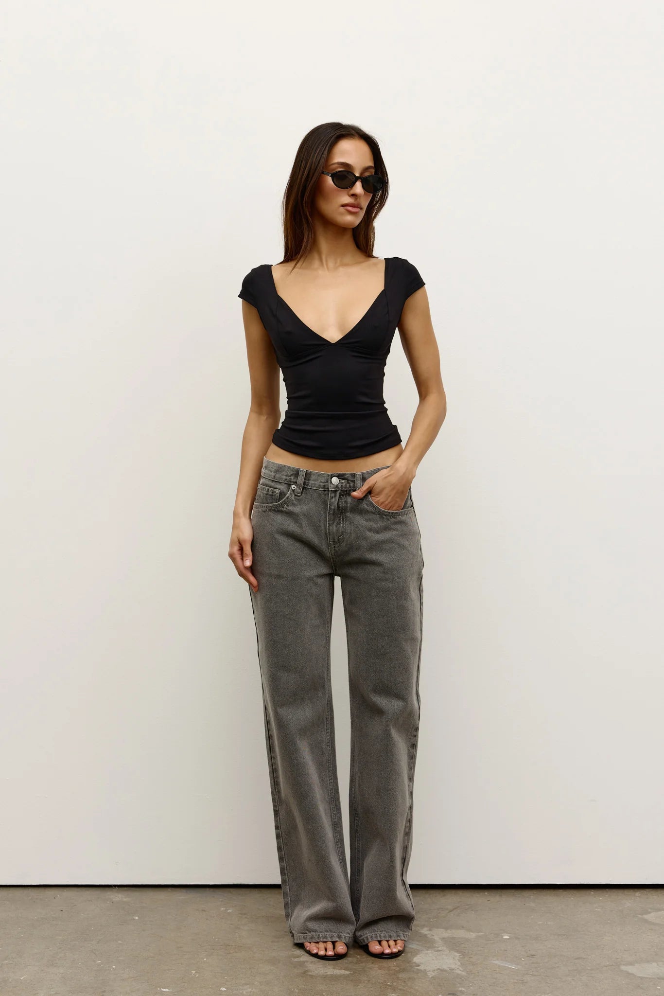 MARIANNA TOP - BLACK