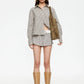 NIRVANA SHORT - VINTAGE BEIGE PLAID
