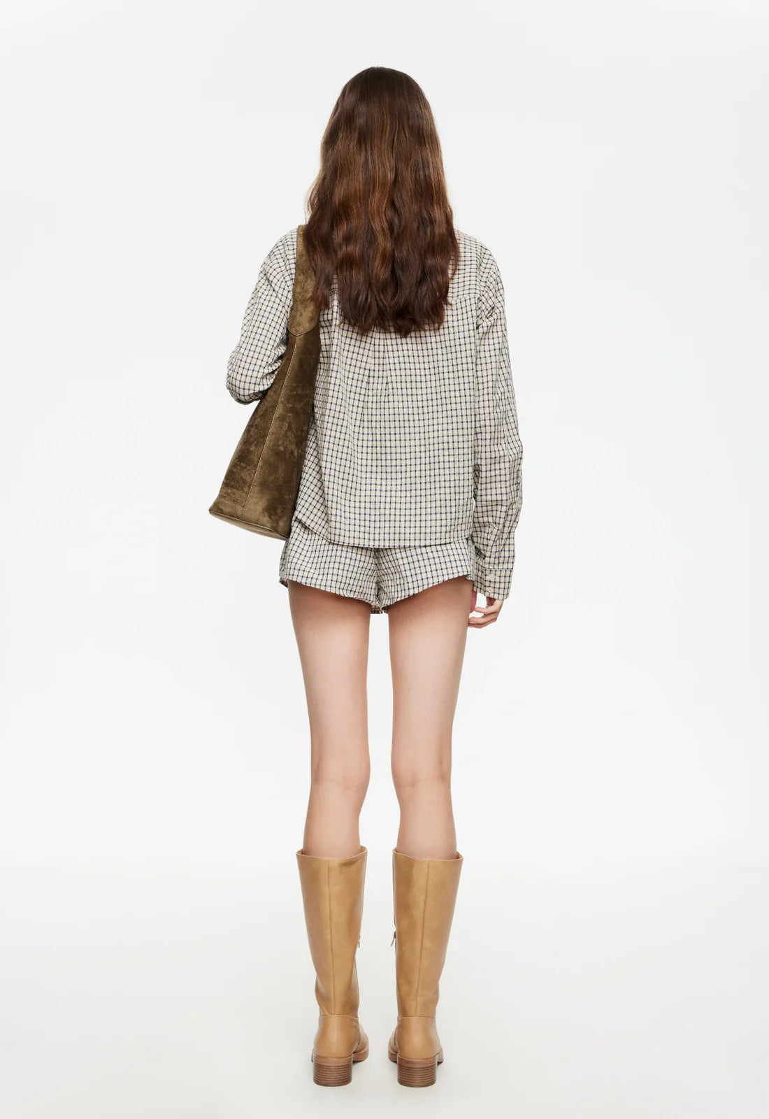 NIRVANA SHORT - VINTAGE BEIGE PLAID