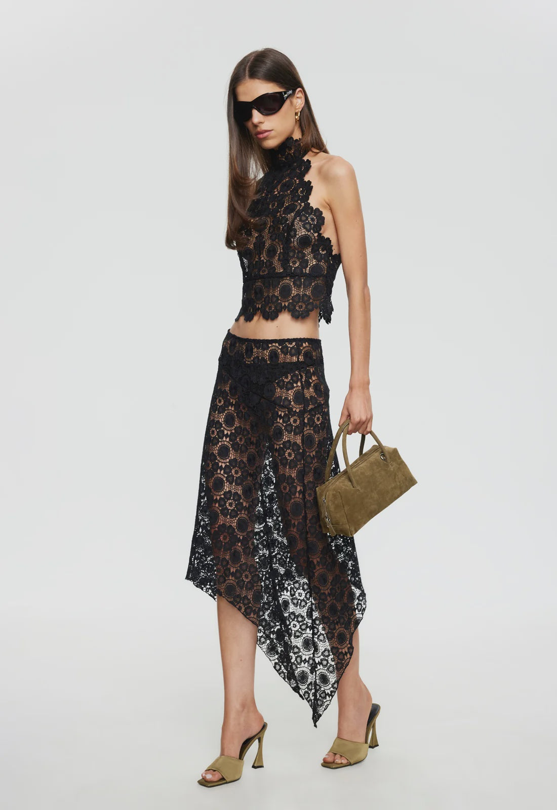 Trophy Midi Skirt - Noir