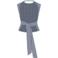 COUNTRYSIDE TOP - CHARCOAL STRIPE