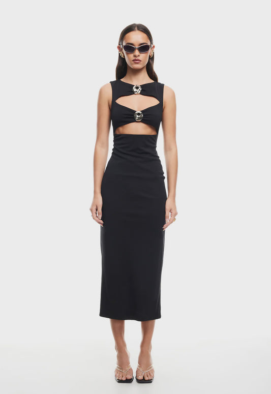 After Hours Midi Dress - Onyx