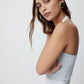 Rouje Halter Top - Smoke