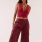 LONI TOP - BERRY