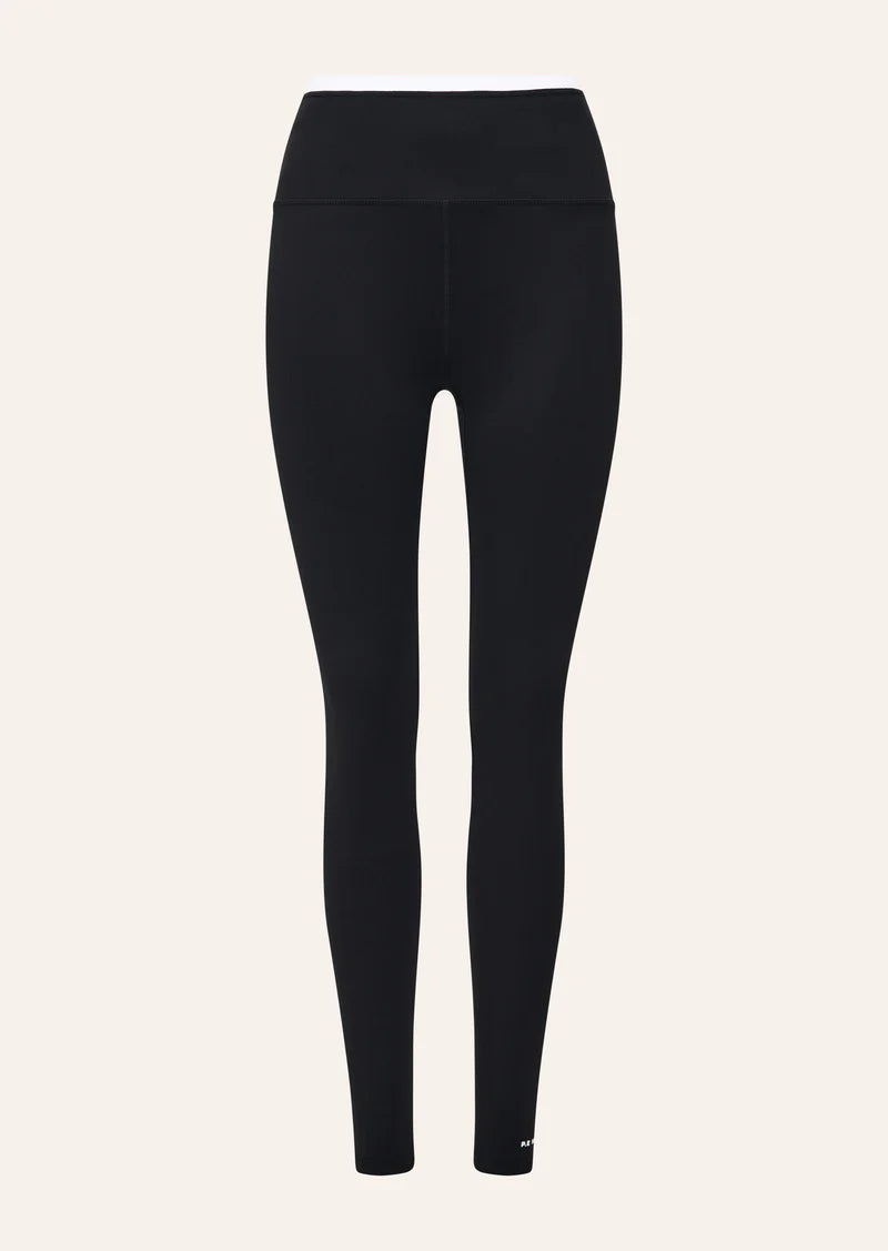 Vita Full Length Legging - Black/Optic White