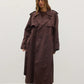 Reece Trench Coat - Espresso