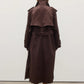Reece Trench Coat - Espresso