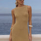 ARIYA SLEEVELESS MINI DRESS - GOLD