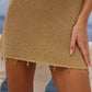 ARIYA SLEEVELESS MINI DRESS - GOLD