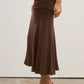 NOEMI SKIRT - CHOCOLATE