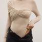 EDIE BODYSUIT - ALMOND