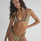 Jayde Triangle - Mint Green Stripe