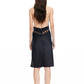 SOLANA MIDI DRESS - ONYX