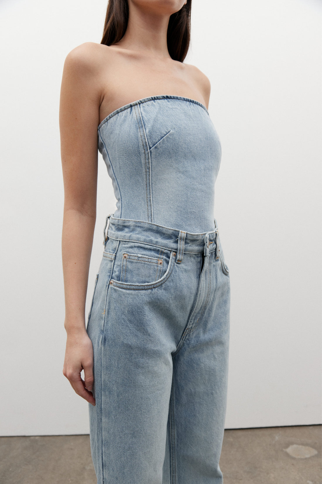 Amiri Corset - Oakland Blue