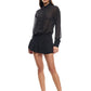 GIRLS GIRLS GIRLS MINI DRESS - ONYX POLKA