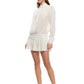 GIRLS GIRLS GIRLS MINI DRESS PORCELAIN - POLKA