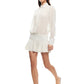 GIRLS GIRLS GIRLS MINI DRESS PORCELAIN - POLKA