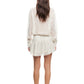 GIRLS GIRLS GIRLS MINI DRESS PORCELAIN - POLKA