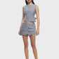 COUNTRYSIDE TOP - CHARCOAL STRIPE