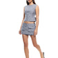 COUNTRYSIDE SKORT - CHARCOAL STRIPE