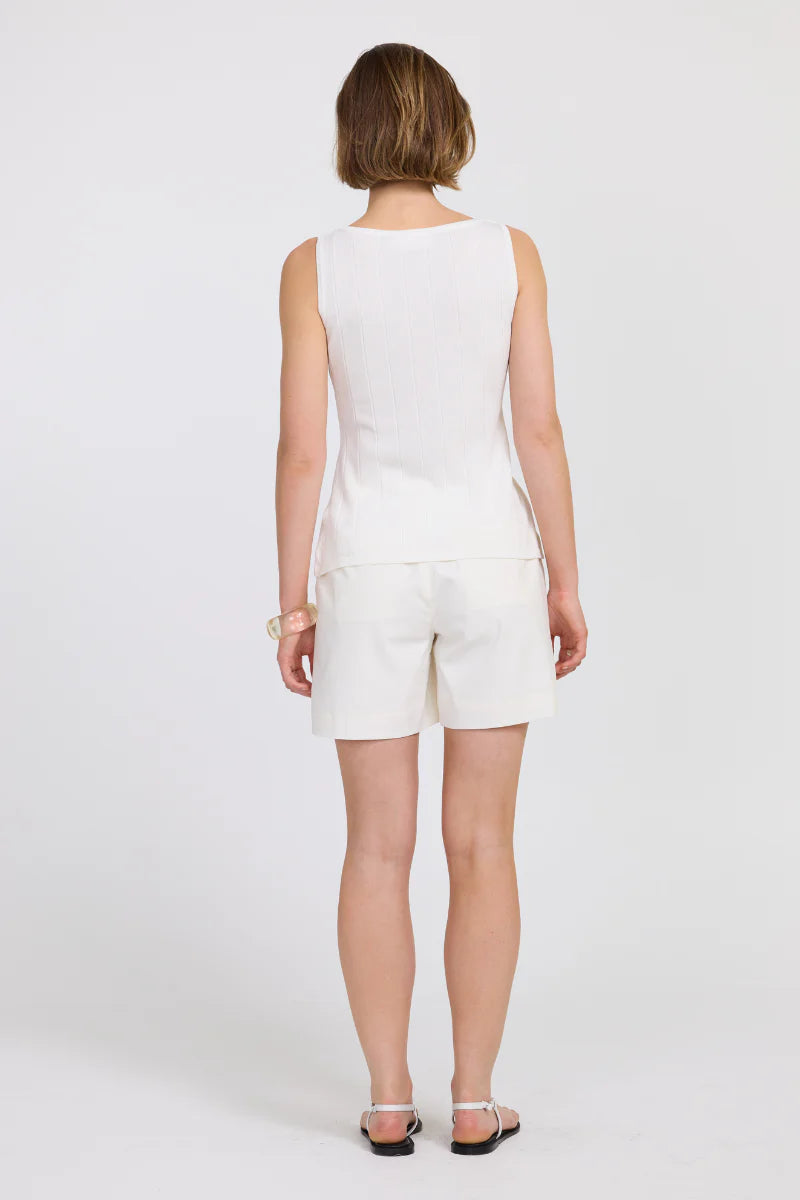 Tranquil Knit Top - Off White
