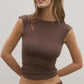 LIVY TOP - CHOCOLATE