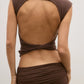 LIVY TOP - CHOCOLATE