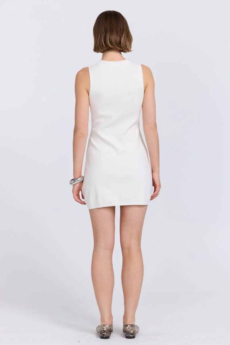 Astrid Knit Dress - Almond