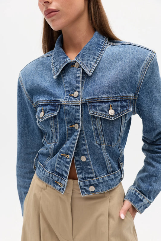 WINSLOW DENIM JACKET - ASH TIDE