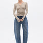 Piper Henley Top - Sage