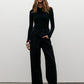 Palace Fold Waist Jean - Backstage Black