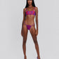 Corset Bikini Bottom - Printed Heart