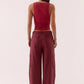 LONI TOP - BERRY