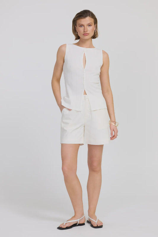 Tranquil Knit Top - Off White