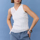 Duality Layered Tank - White