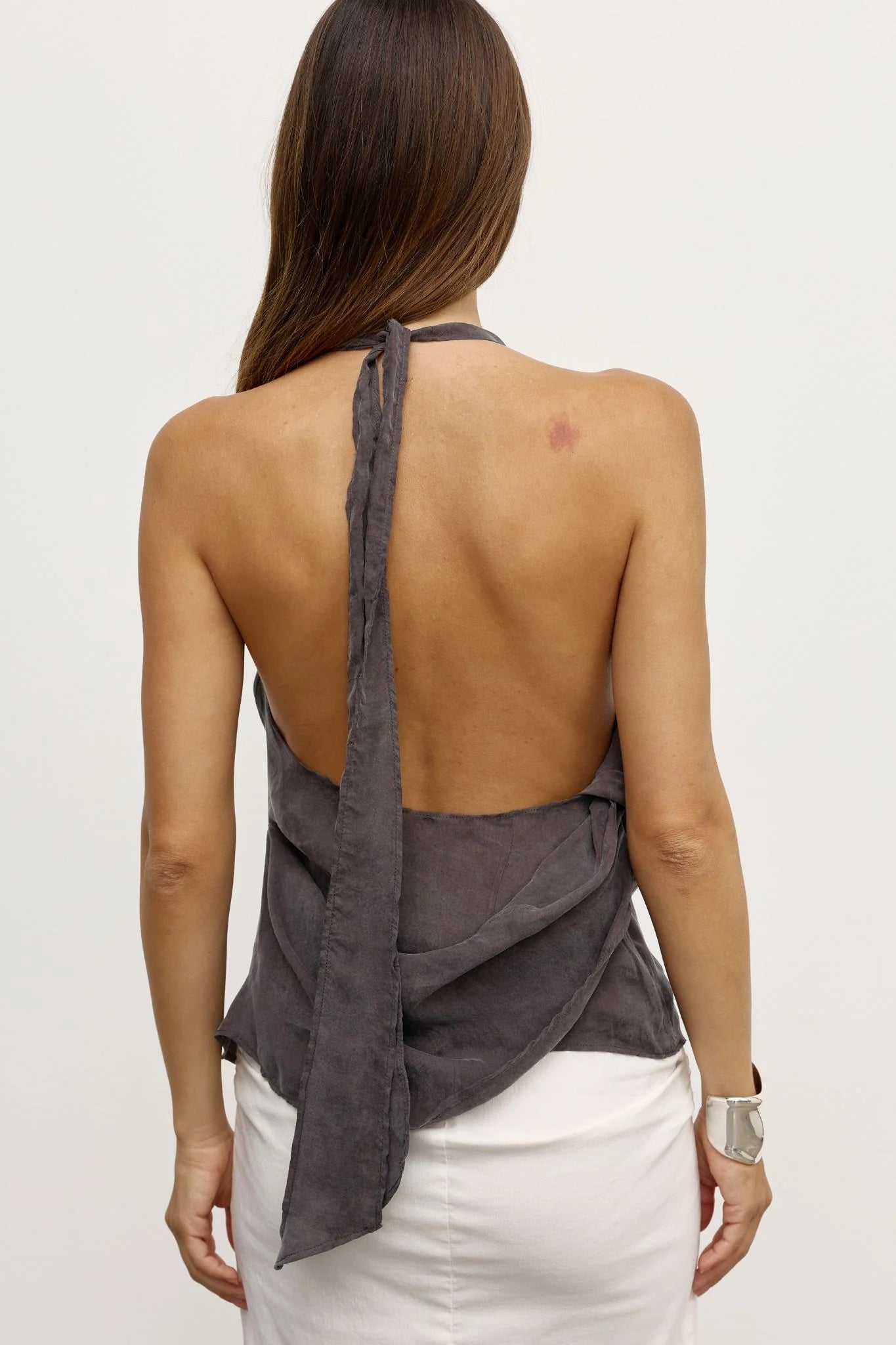 ALLISON TOP - CHARCOAL