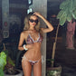 Luna Triangle Top - Leopard
