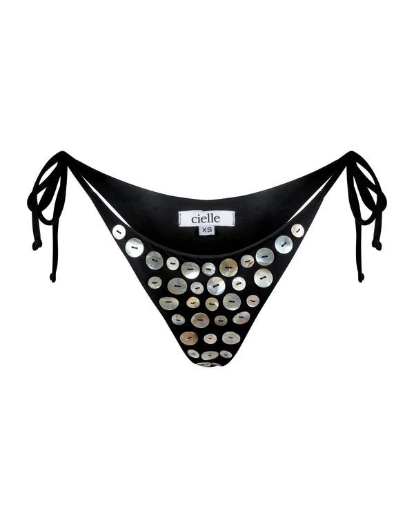 Concha Bikini Bottom - Black