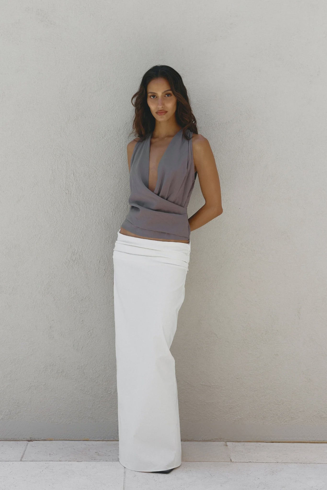 AVELINE SKIRT - WHITE