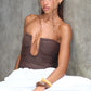 Noa bodysuit - BROWN