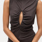 NORA TOP - CHARCOAL