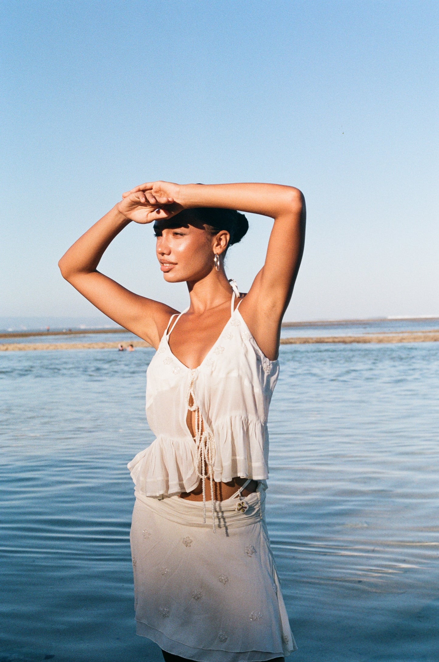 Plumeria Top - Creme