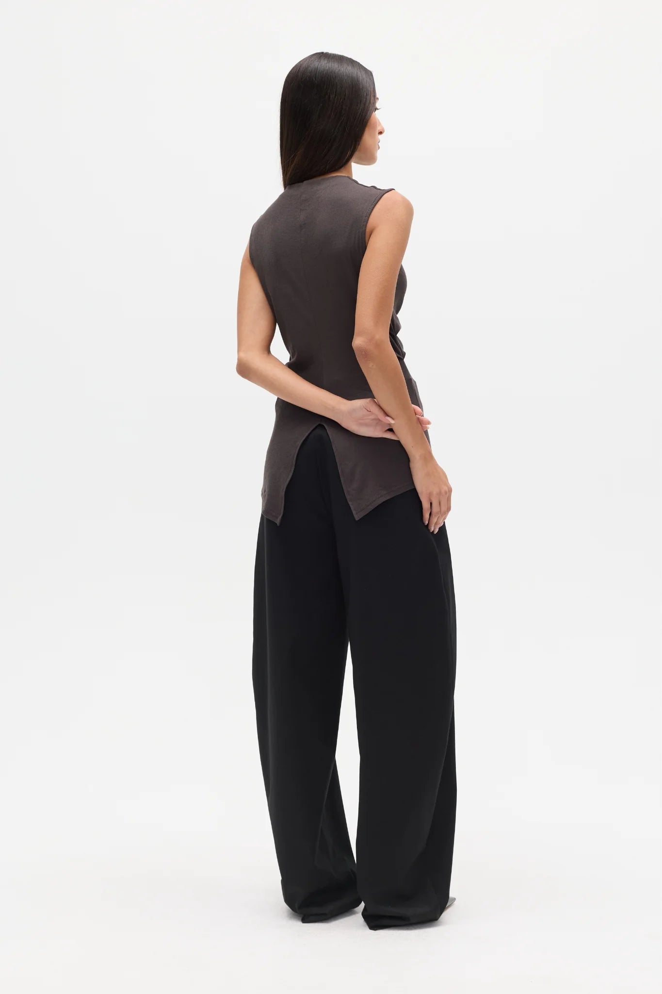 NORA TOP - CHARCOAL
