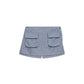 COUNTRYSIDE SKORT - CHARCOAL STRIPE