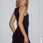 Angelo Tank Mini Dress - Black/White